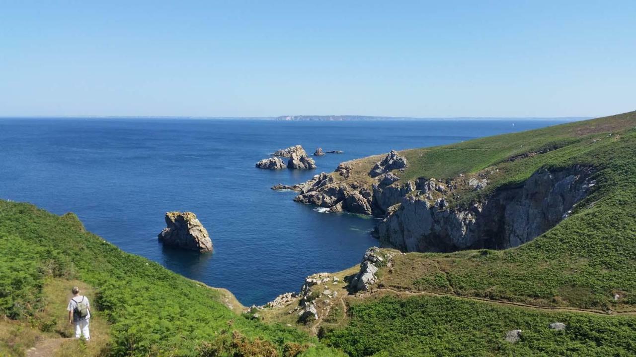 Gite 3*** Vue Sur Mer, Pointe Du Raz Et Terrasse Primelin Bagian luar foto